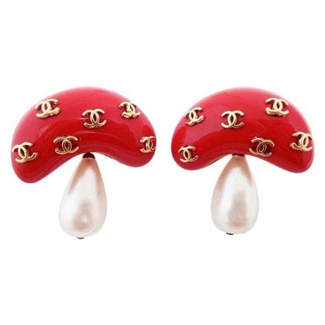 chanel mushroom earrings|chanel earrings uk.